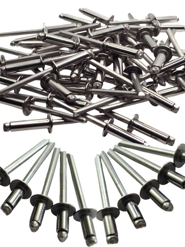 5mm Blind Rivets Type A Dome Head Stainless Steel DIN 7337 (Pack of 50)