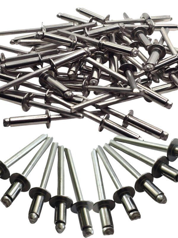 3mm Blind Rivets A2 Stainless Steel DIN 7337 — Pack 50