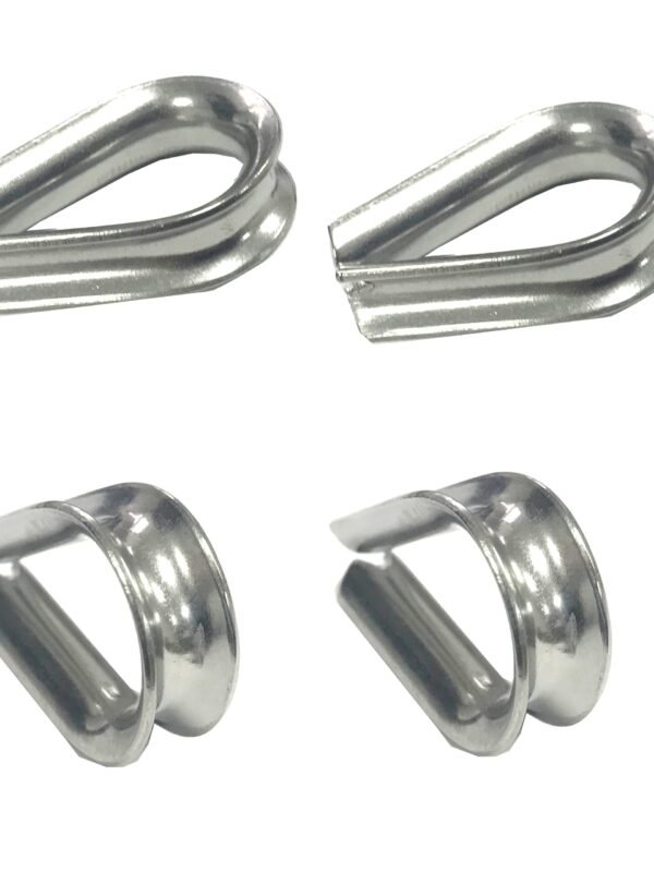 Thimble Wire Rope — A4 316 Marine Stainless Steel Pack